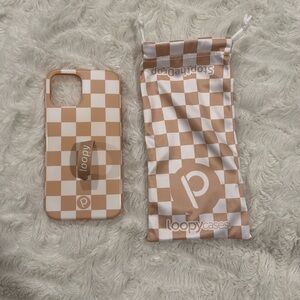 Loopy Case in Sand Dollar Checkered - iPhone 12 Pro